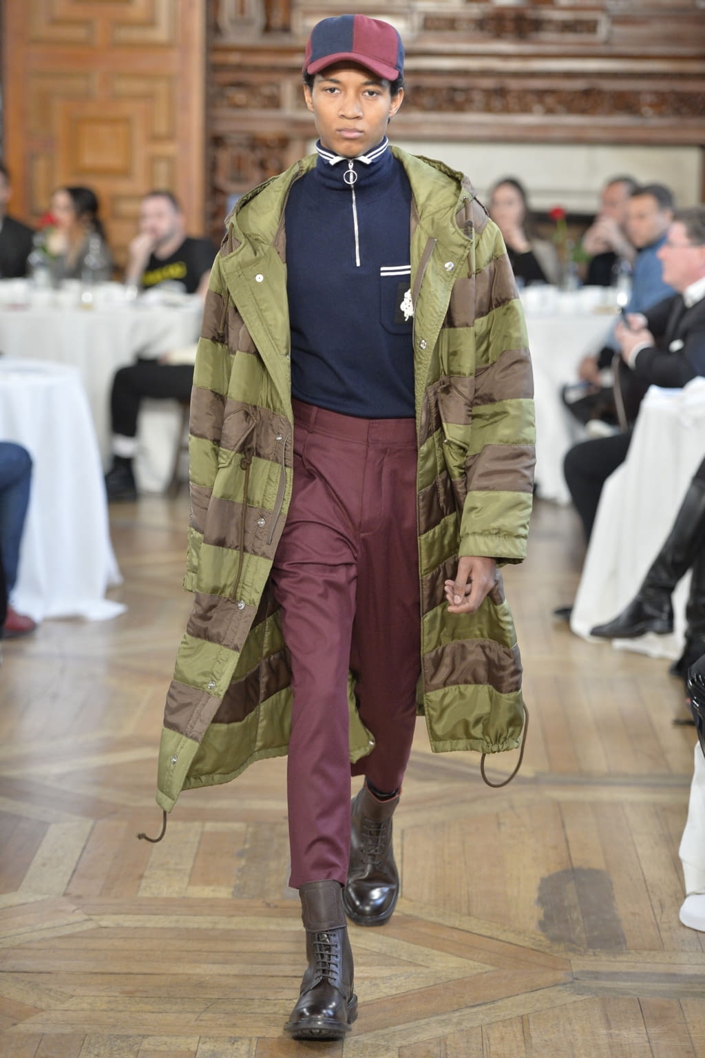 Fashion Week London Fall/Winter 2019 look 14 from the Kent & Curwen collection menswear