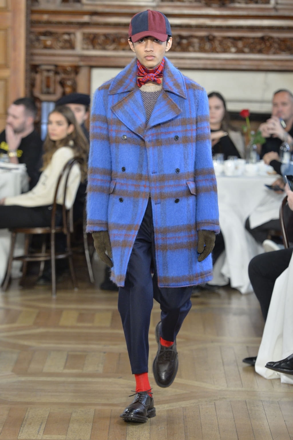 Fashion Week London Fall/Winter 2019 look 18 from the Kent & Curwen collection menswear