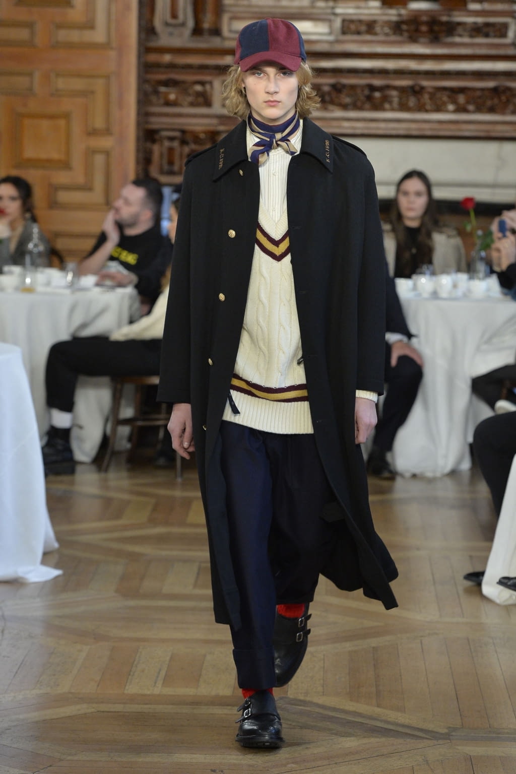 Fashion Week London Fall/Winter 2019 look 28 from the Kent & Curwen collection menswear