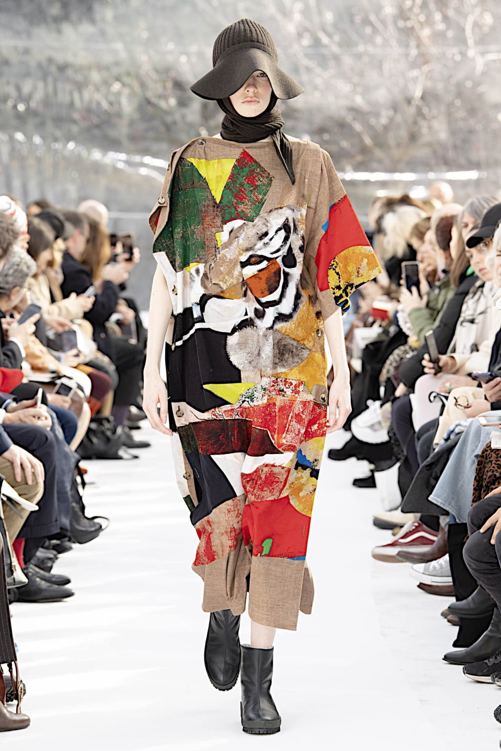 Fashion Week Paris Fall/Winter 2020 look 5 de la collection Kenzo womenswear