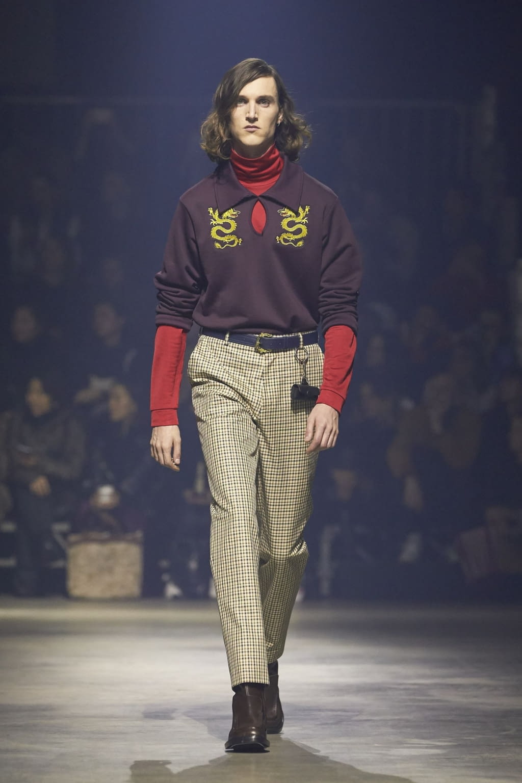Fashion Week Paris Fall/Winter 2018 look 8 from the Kenzo collection 男装