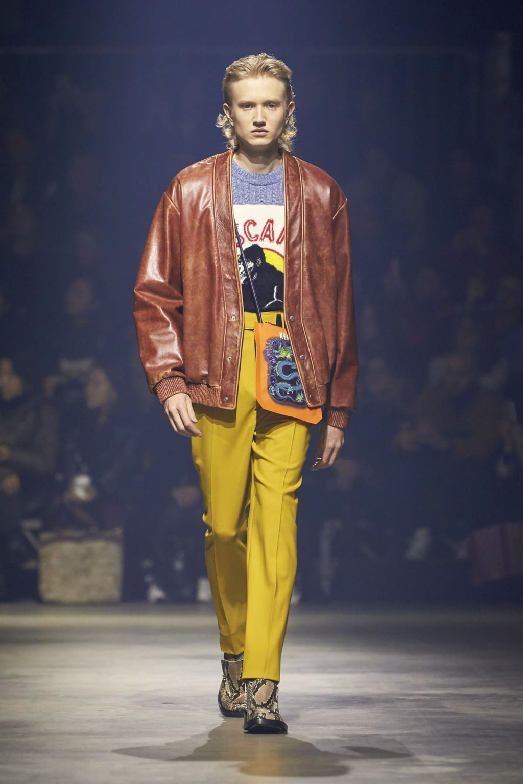 Fashion Week Paris Fall/Winter 2018 look 25 from the Kenzo collection 男装