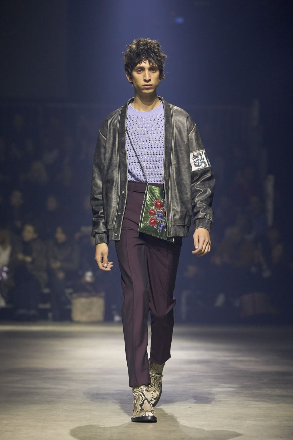Fashion Week Paris Fall/Winter 2018 look 26 from the Kenzo collection 男装