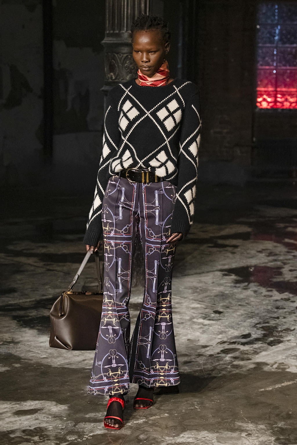 Fashion Week New York Fall/Winter 2020 look 10 from the Khaite collection womenswear