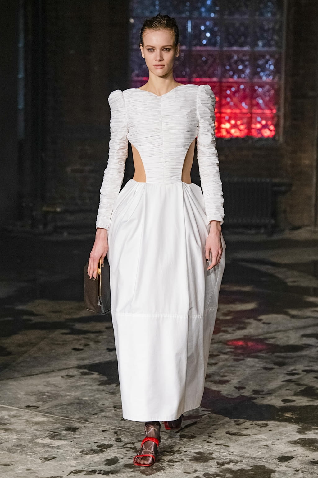 Fashion Week New York Fall/Winter 2020 look 24 from the Khaite collection womenswear