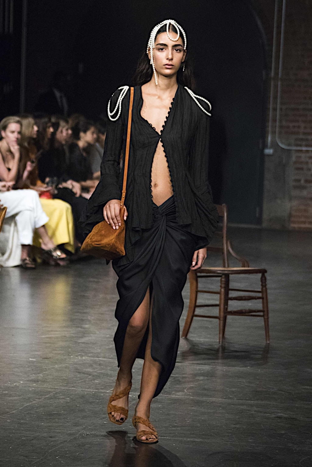 Fashion Week New York Spring/Summer 2020 look 1 de la collection Khaite womenswear