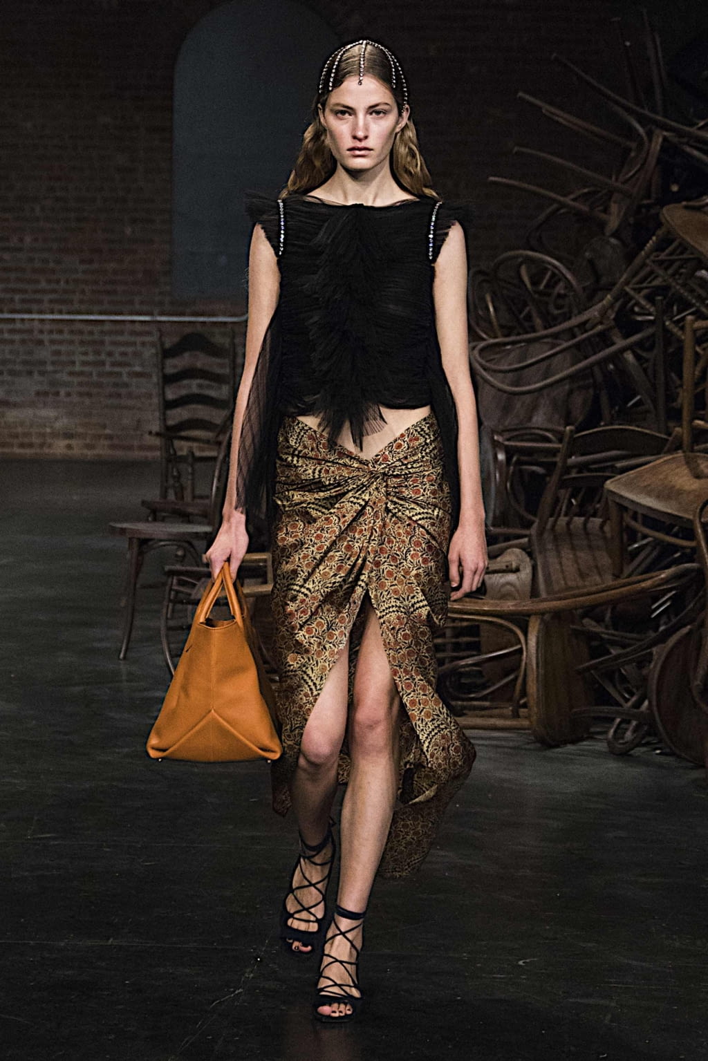Fashion Week New York Spring/Summer 2020 look 4 de la collection Khaite womenswear