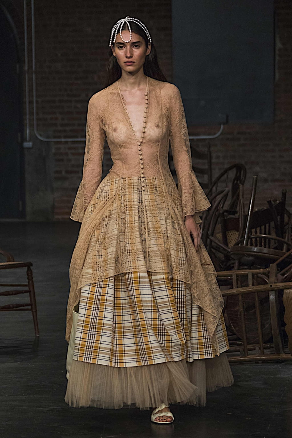 Fashion Week New York Spring/Summer 2020 look 14 from the Khaite collection womenswear