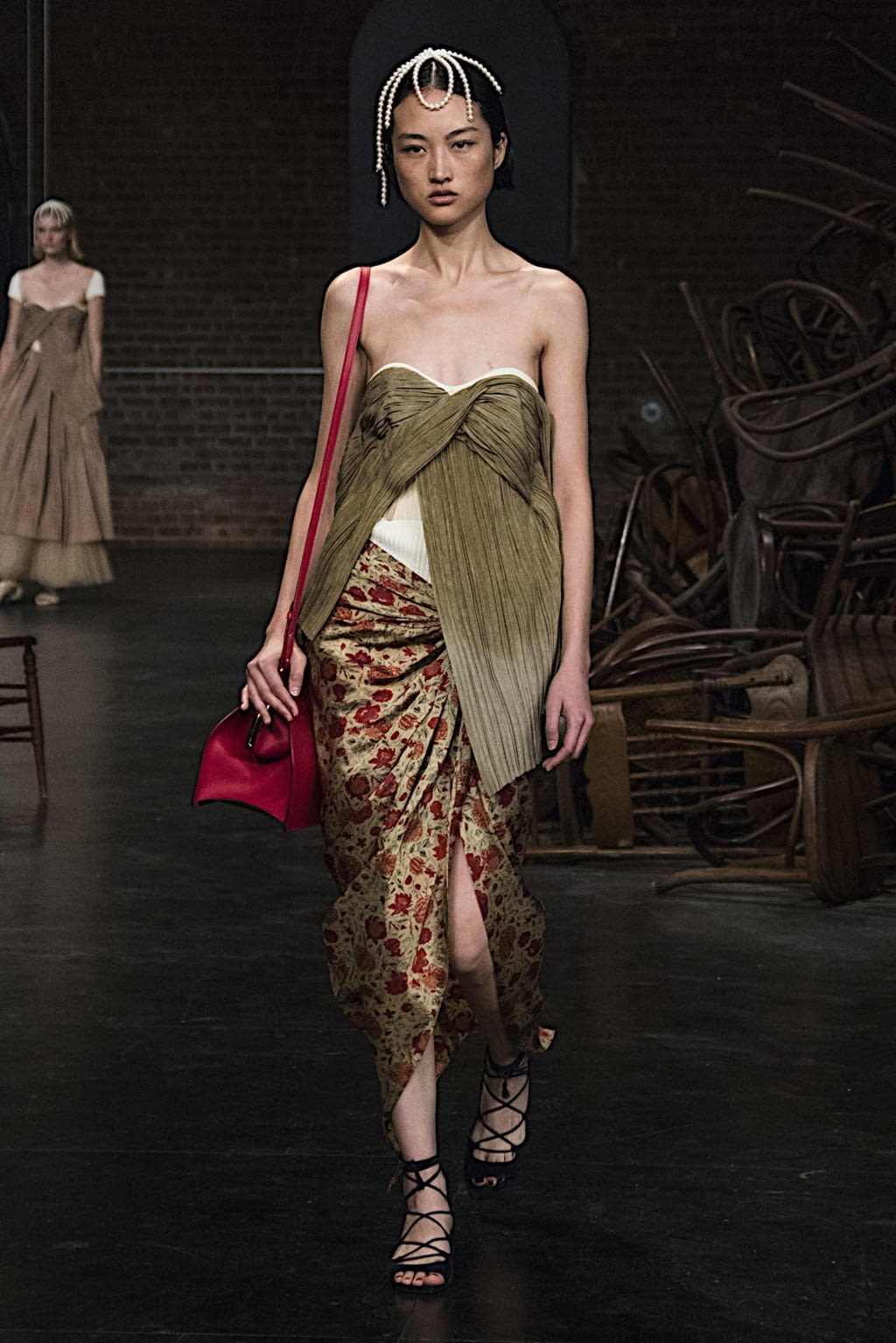 Fashion Week New York Spring/Summer 2020 look 18 from the Khaite collection womenswear
