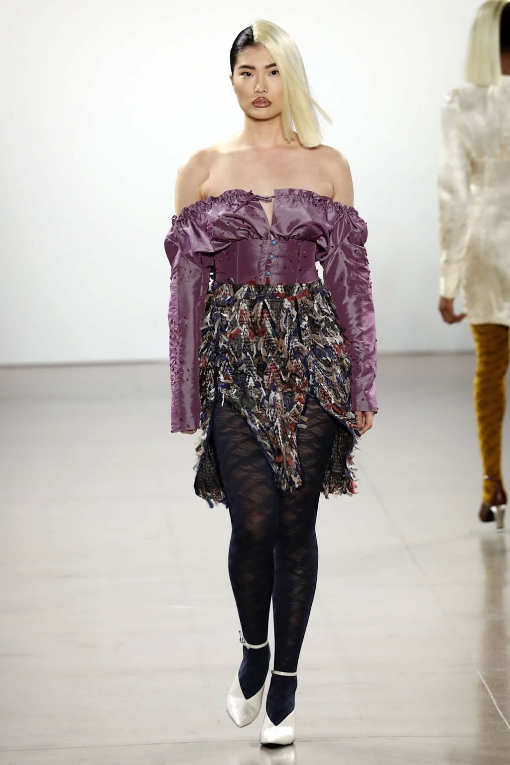 Fashion Week New York Fall/Winter 2019 look 32 de la collection Kim Shui womenswear