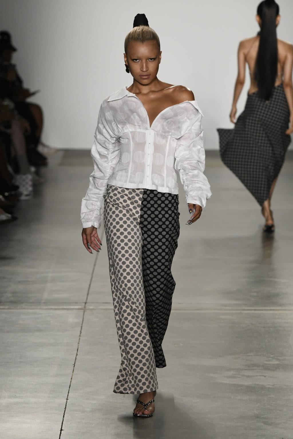 Fashion Week New York Spring/Summer 2019 look 2 from the Kim Shui collection womenswear