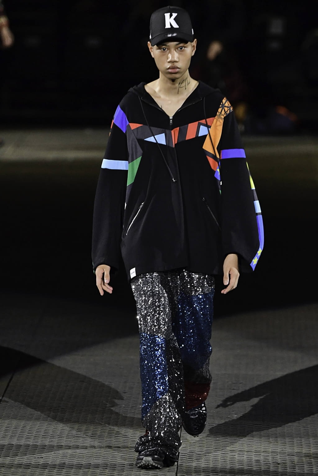 Fashion Week Paris Fall/Winter 2019 look 43 from the Koché collection 女装
