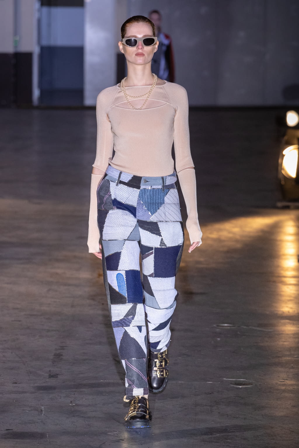Fashion Week Paris Fall/Winter 2020 look 14 de la collection Koché womenswear