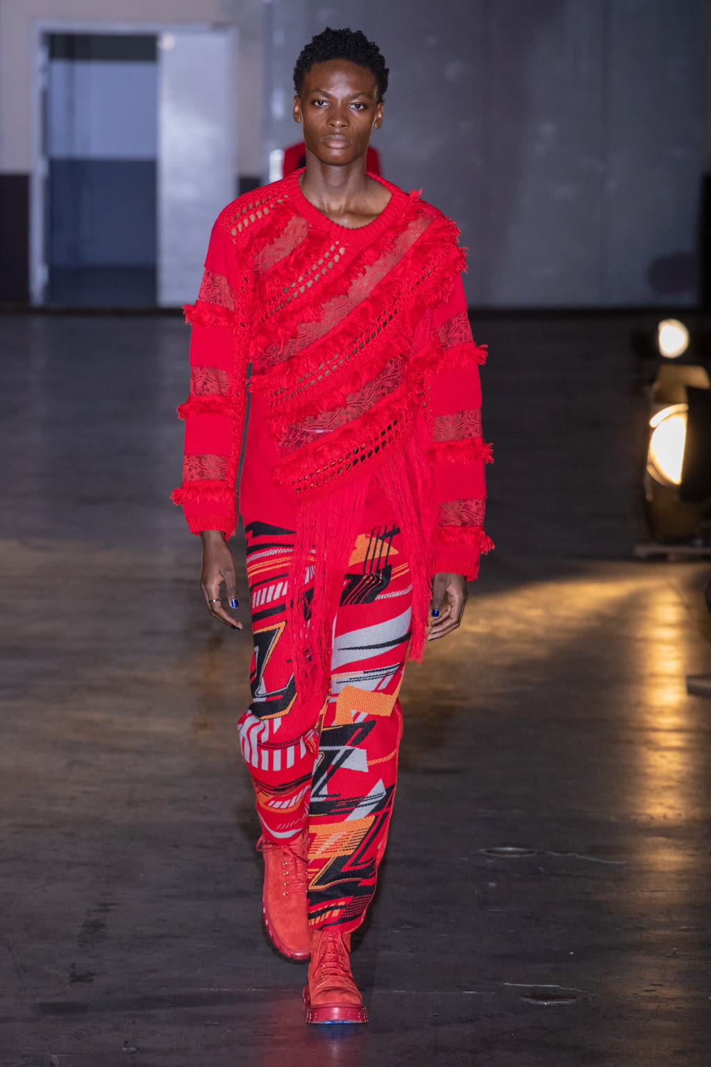 Fashion Week Paris Fall/Winter 2020 look 36 from the Koché collection 女装