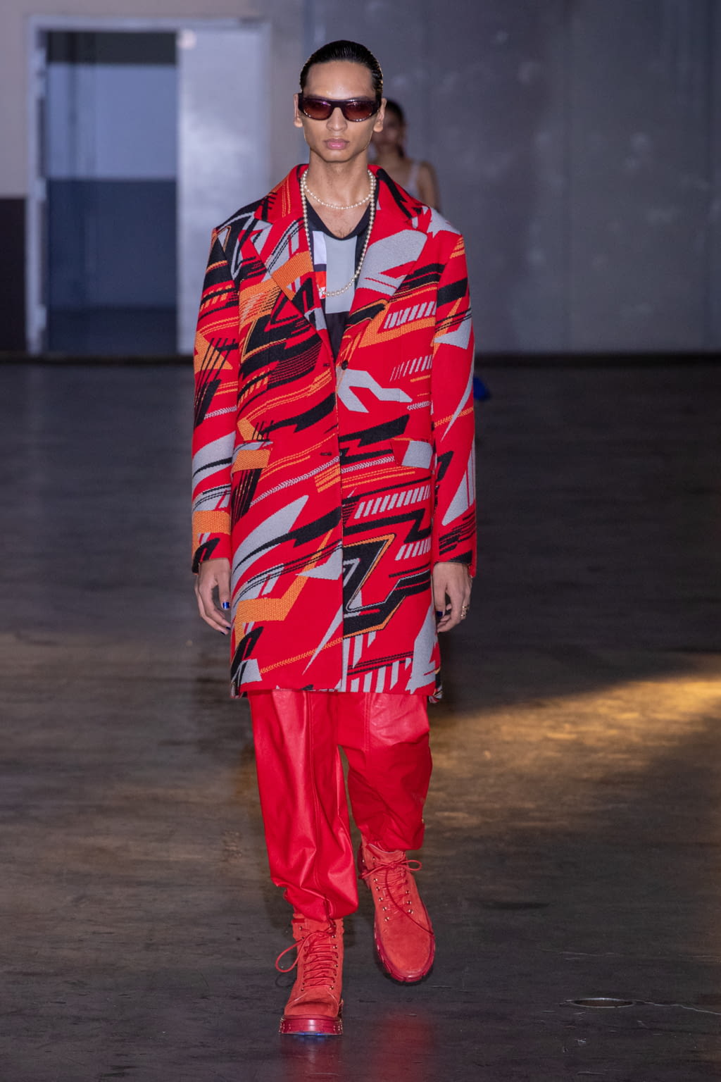 Fashion Week Paris Fall/Winter 2020 look 38 from the Koché collection 女装