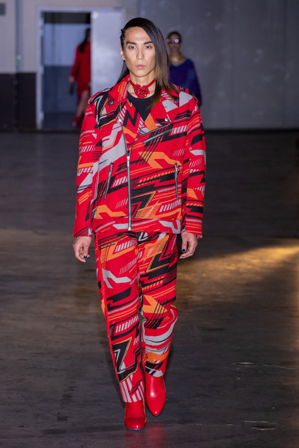 Fashion Week Paris Fall/Winter 2020 look 40 from the Koché collection womenswear