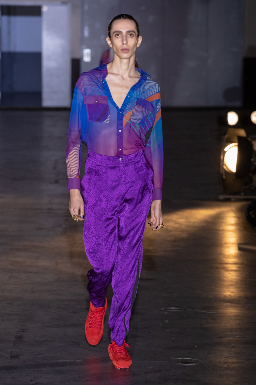Fashion Week Paris Fall/Winter 2020 look 44 from the Koché collection 女装