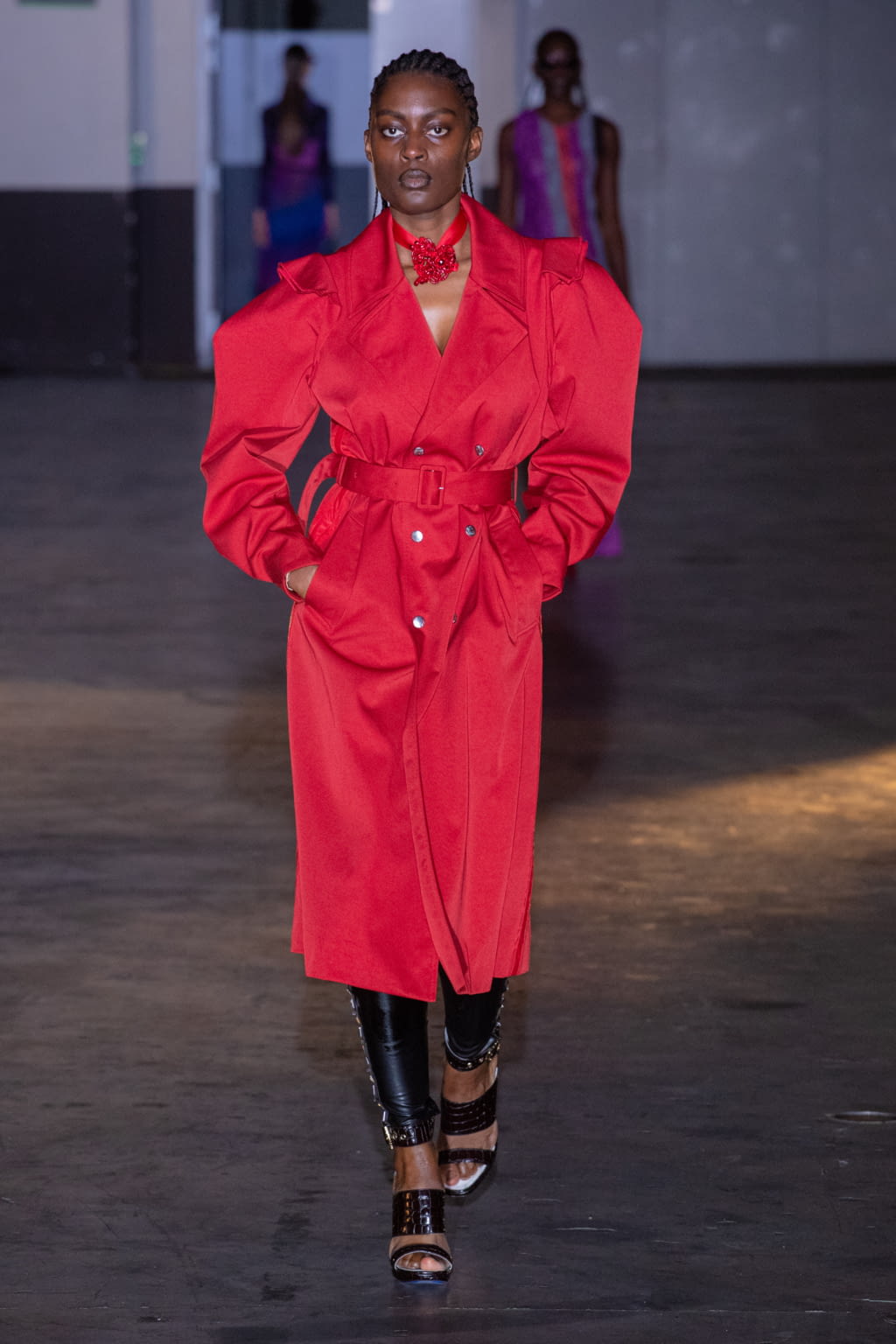 Fashion Week Paris Fall/Winter 2020 look 46 from the Koché collection womenswear
