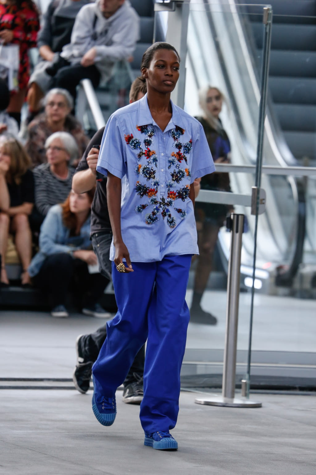 Fashion Week Paris Spring/Summer 2017 look 60 from the Koché collection womenswear