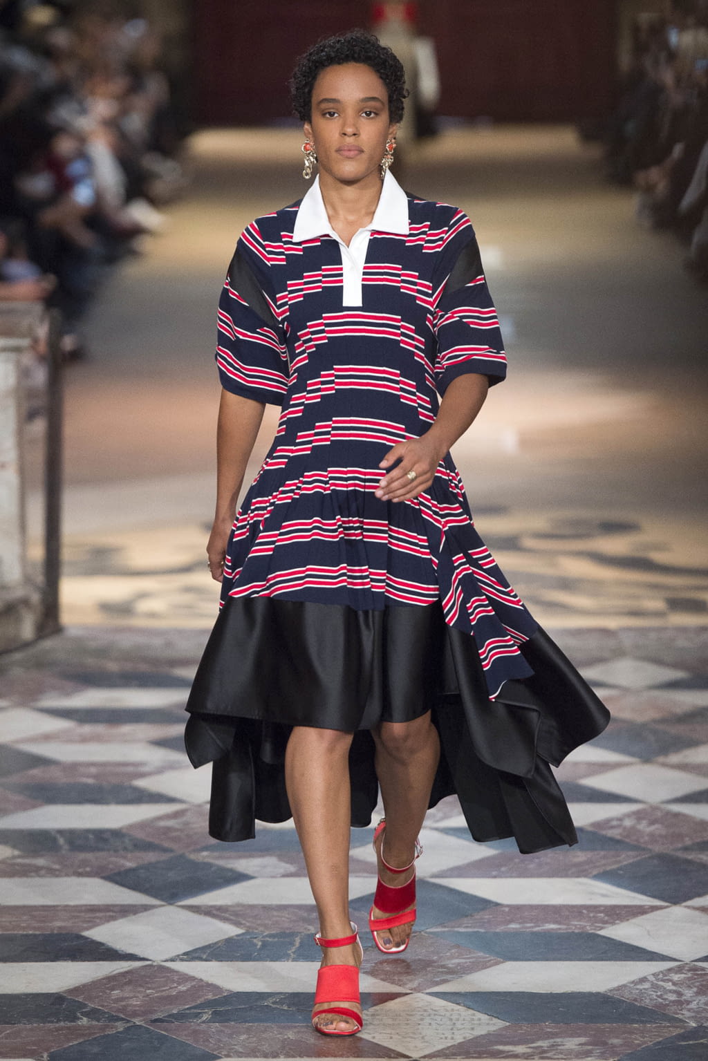 Fashion Week Paris Spring/Summer 2018 look 14 from the Koché collection womenswear