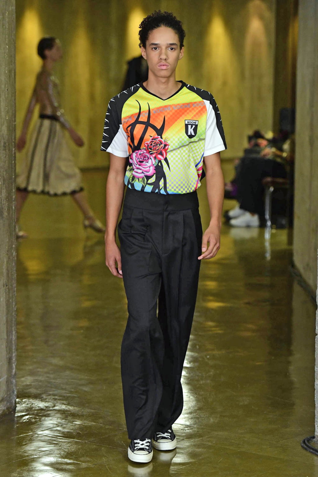 Fashion Week Paris Spring/Summer 2019 look 45 from the Koché collection 女装
