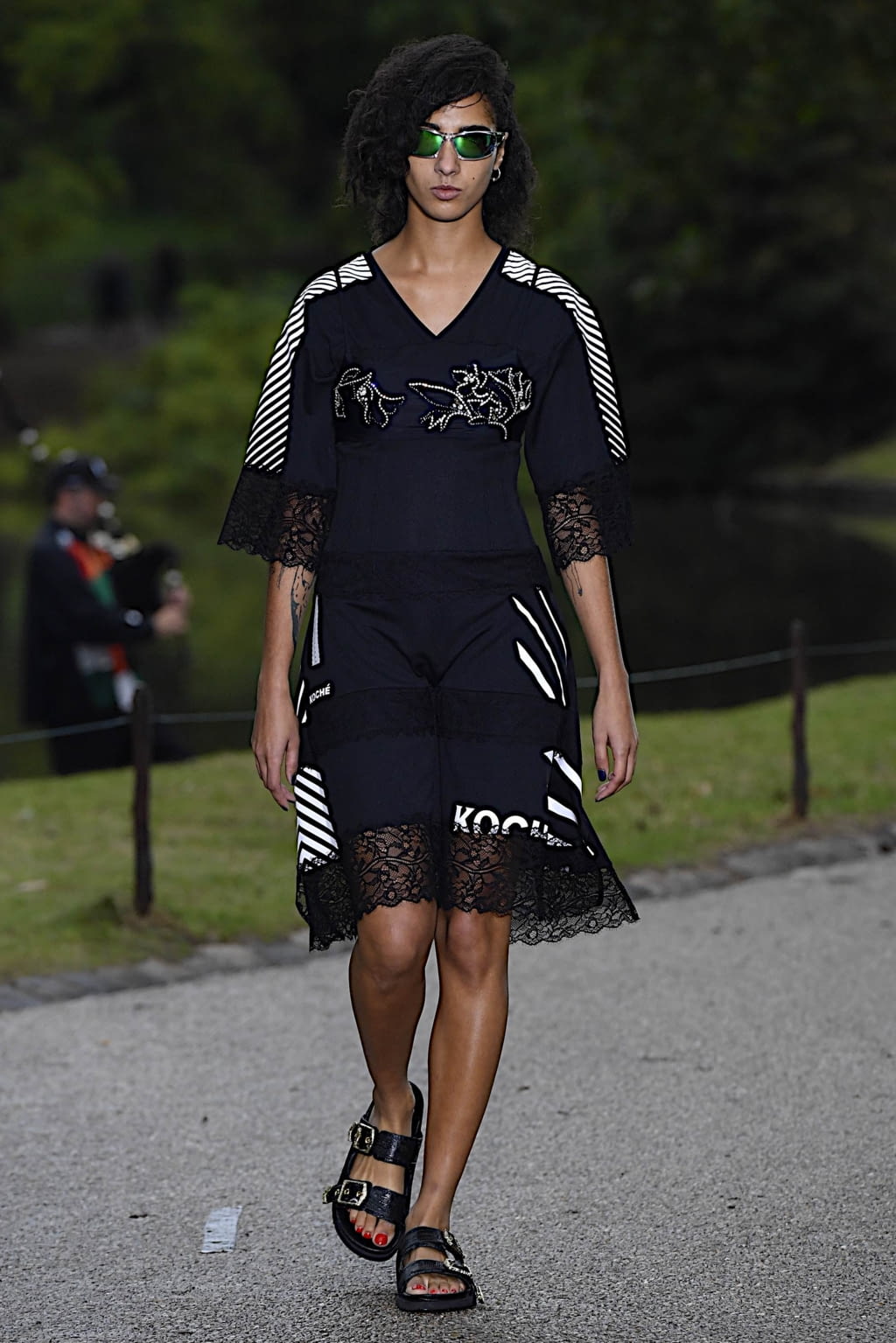 Fashion Week Paris Spring/Summer 2021 look 15 from the Koché collection womenswear