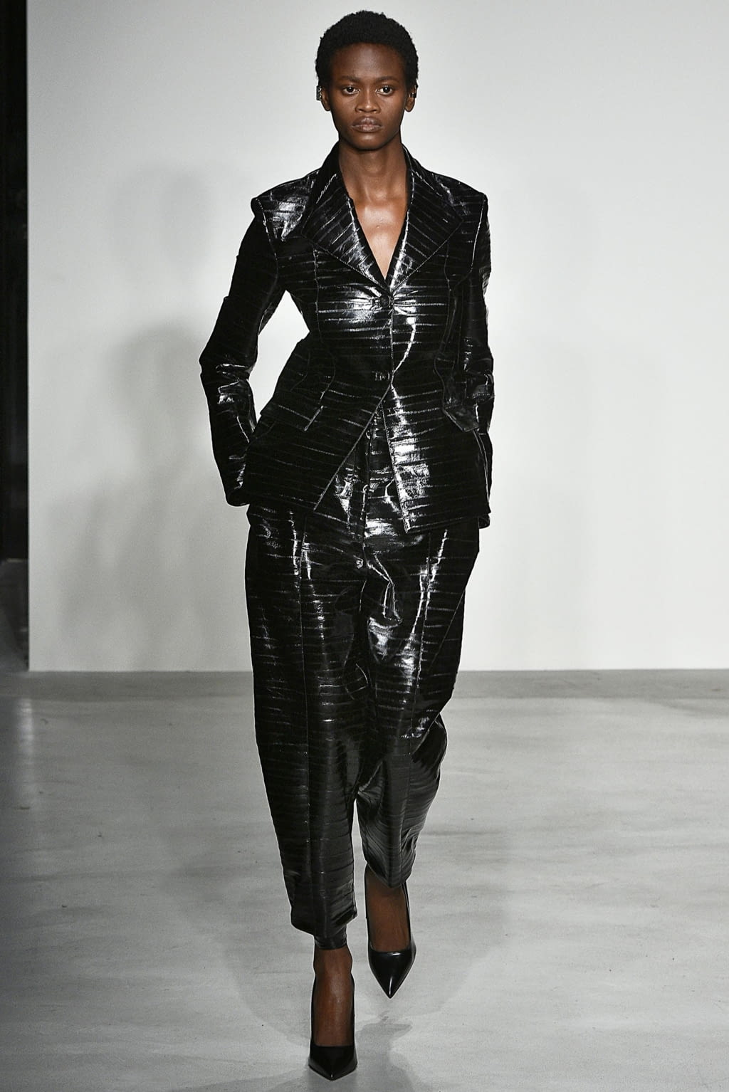 Fashion Week Milan Fall/Winter 2018 look 38 from the Krizia collection womenswear