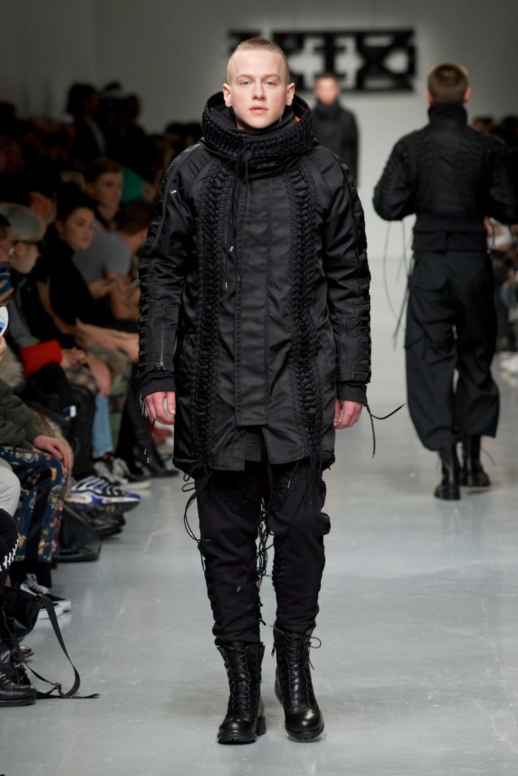 Fashion Week London Fall/Winter 2017 look 16 from the KTZ collection menswear
