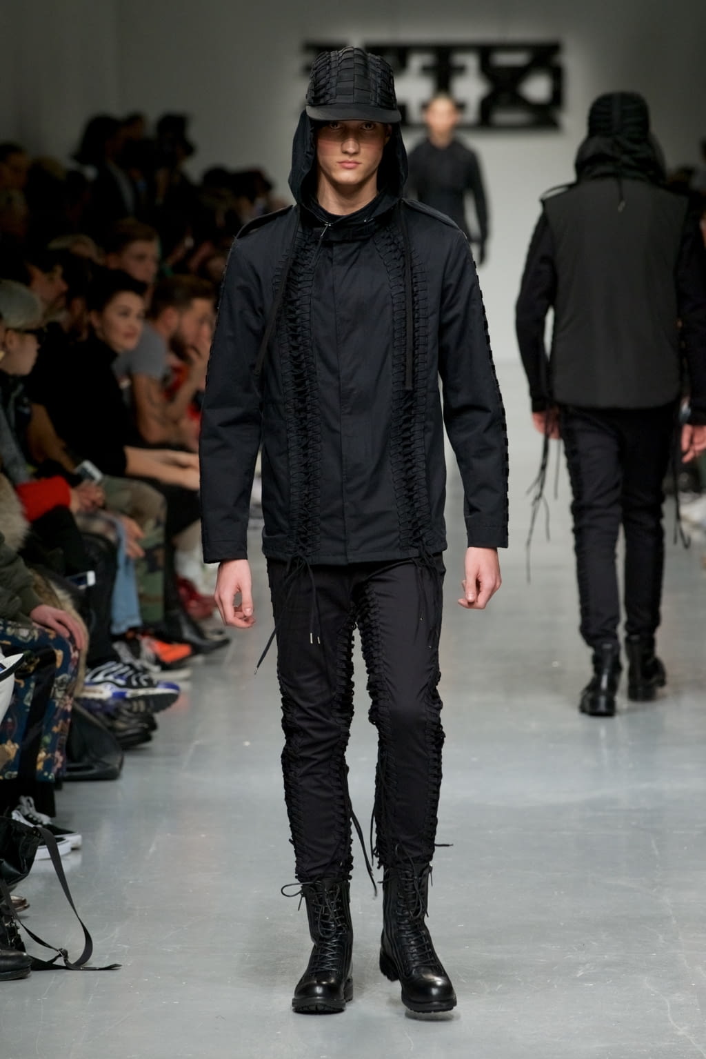 Fashion Week London Fall/Winter 2017 look 19 from the KTZ collection menswear