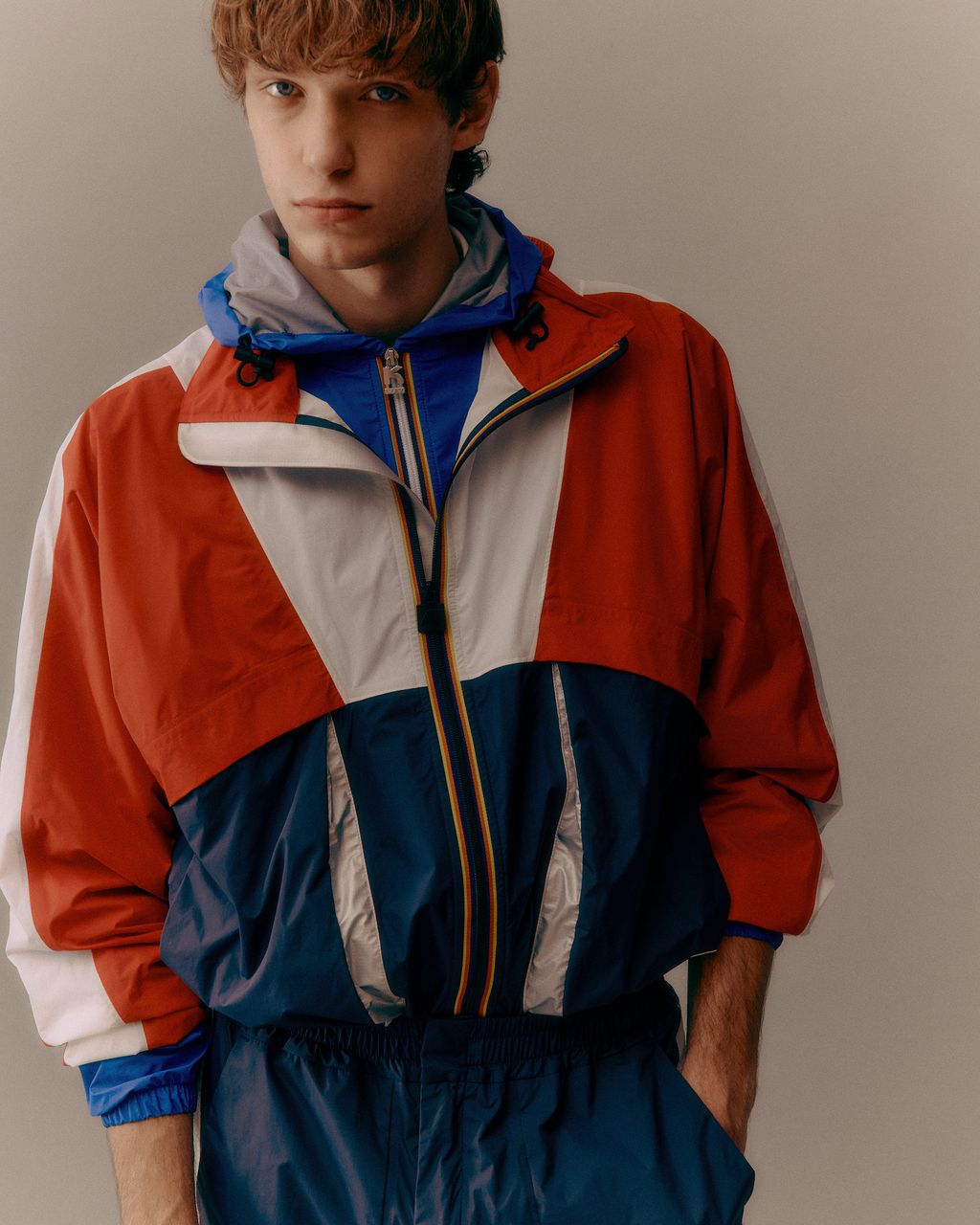 Fashion Week Milan Spring-Summer 2025 look 4 from the K-WAY collection menswear