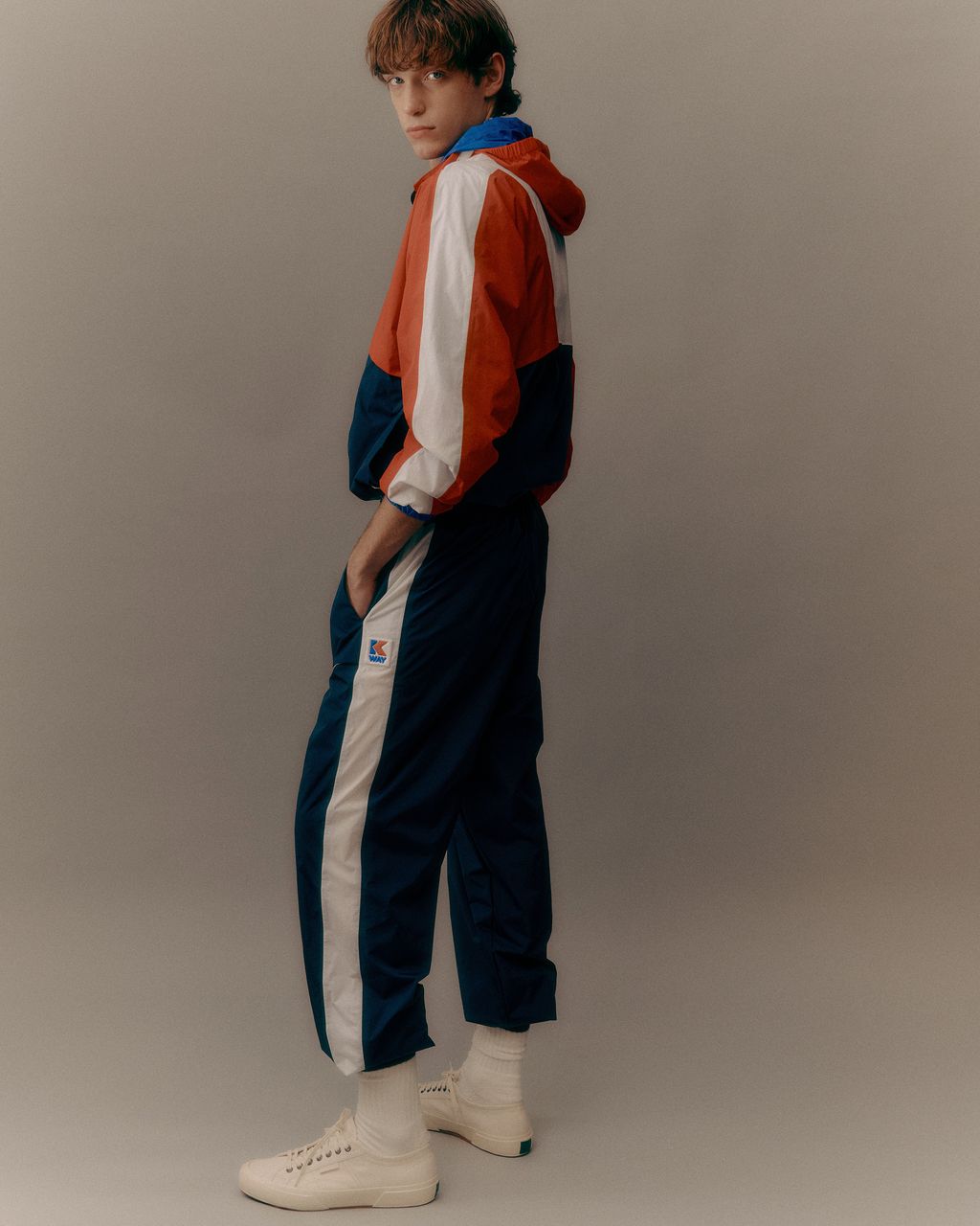 Fashion Week Milan Spring-Summer 2025 look 5 from the K-WAY collection menswear