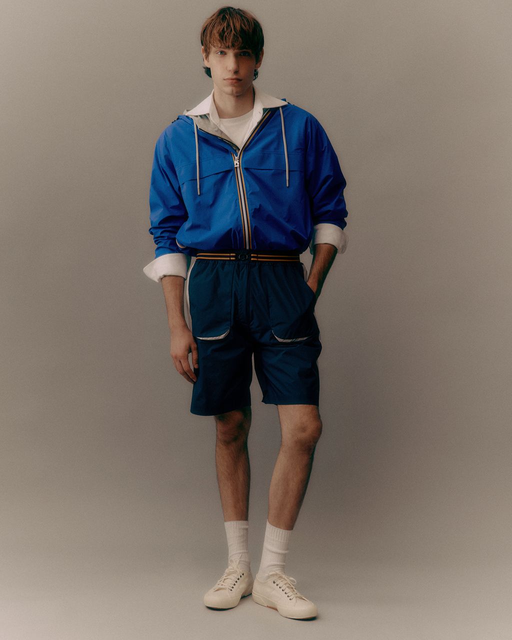 Fashion Week Milan Spring-Summer 2025 look 6 from the K-WAY collection menswear