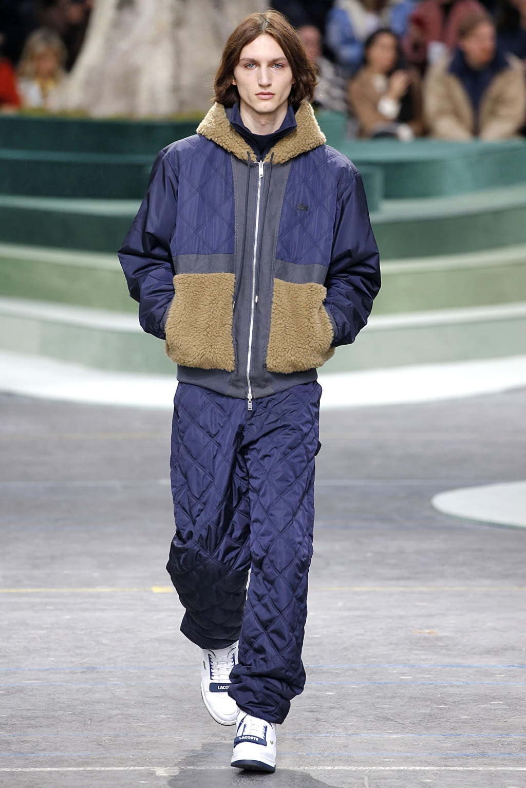 Fashion Week Paris Fall/Winter 2018 look 10 from the Lacoste collection 男装