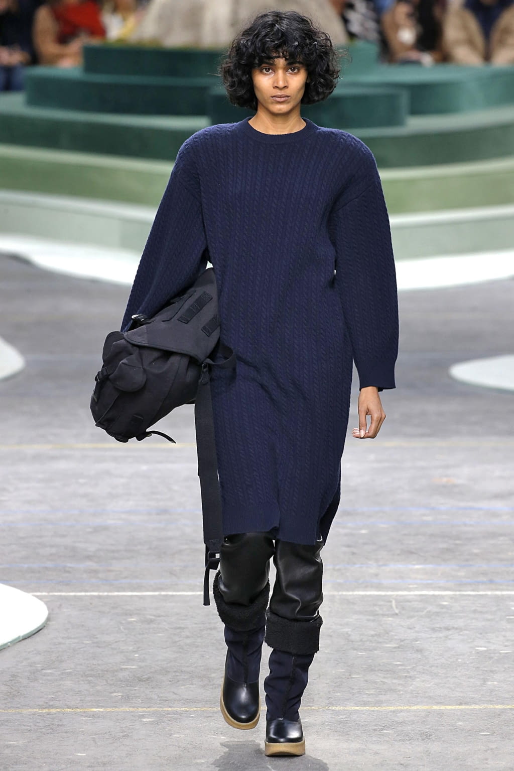 Fashion Week Paris Fall/Winter 2018 look 12 from the Lacoste collection womenswear