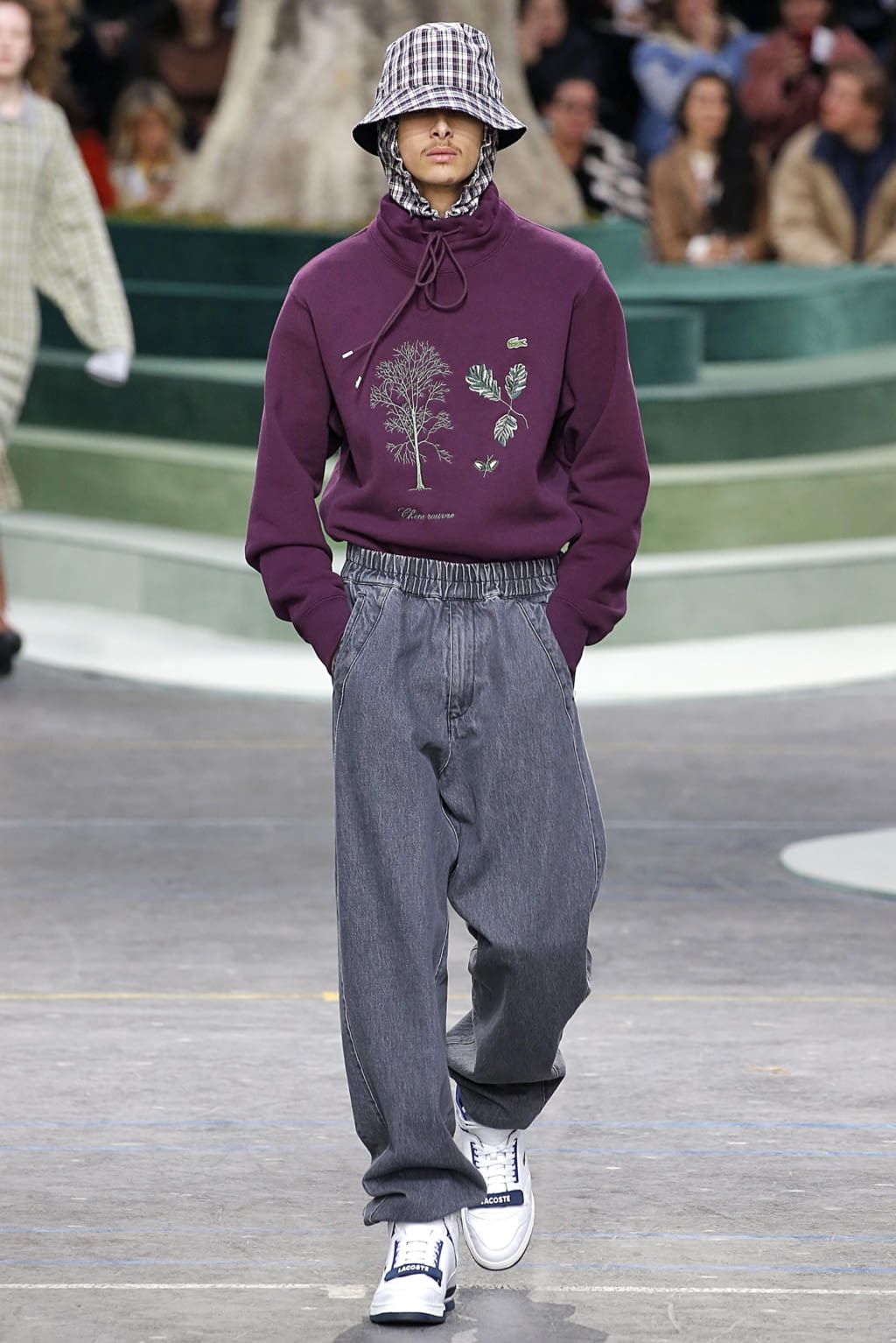 Fashion Week Paris Fall/Winter 2018 look 18 from the Lacoste collection 男装