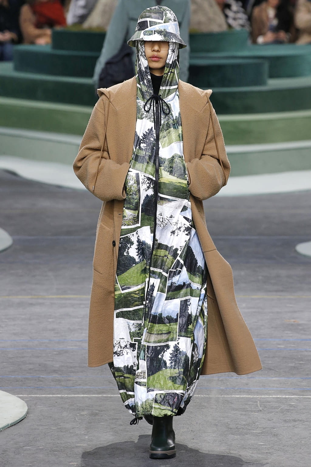 Fashion Week Paris Fall/Winter 2018 look 27 from the Lacoste collection 女装