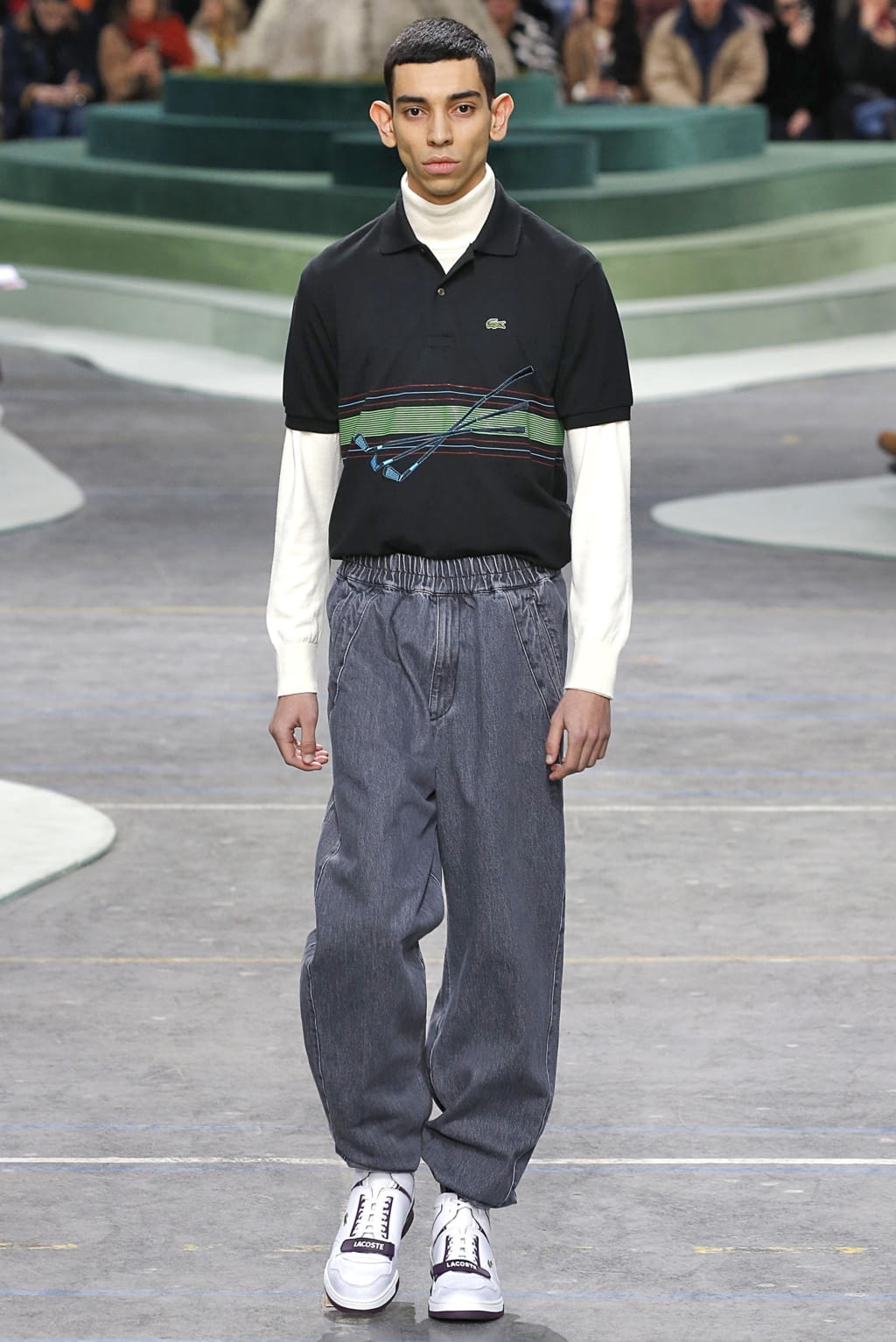 Fashion Week Paris Fall/Winter 2018 look 33 from the Lacoste collection menswear