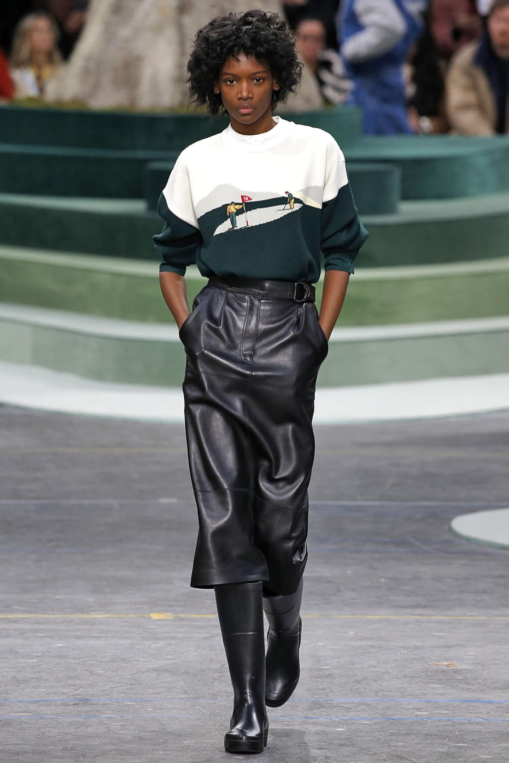 Fashion Week Paris Fall/Winter 2018 look 35 from the Lacoste collection womenswear