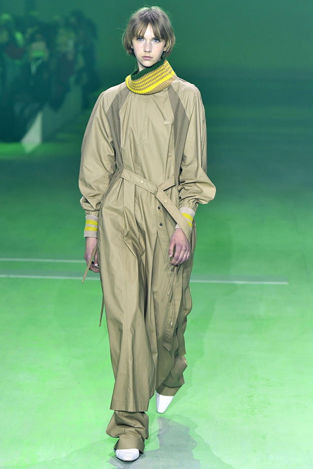 Fashion Week Paris Fall/Winter 2019 look 6 from the Lacoste collection womenswear