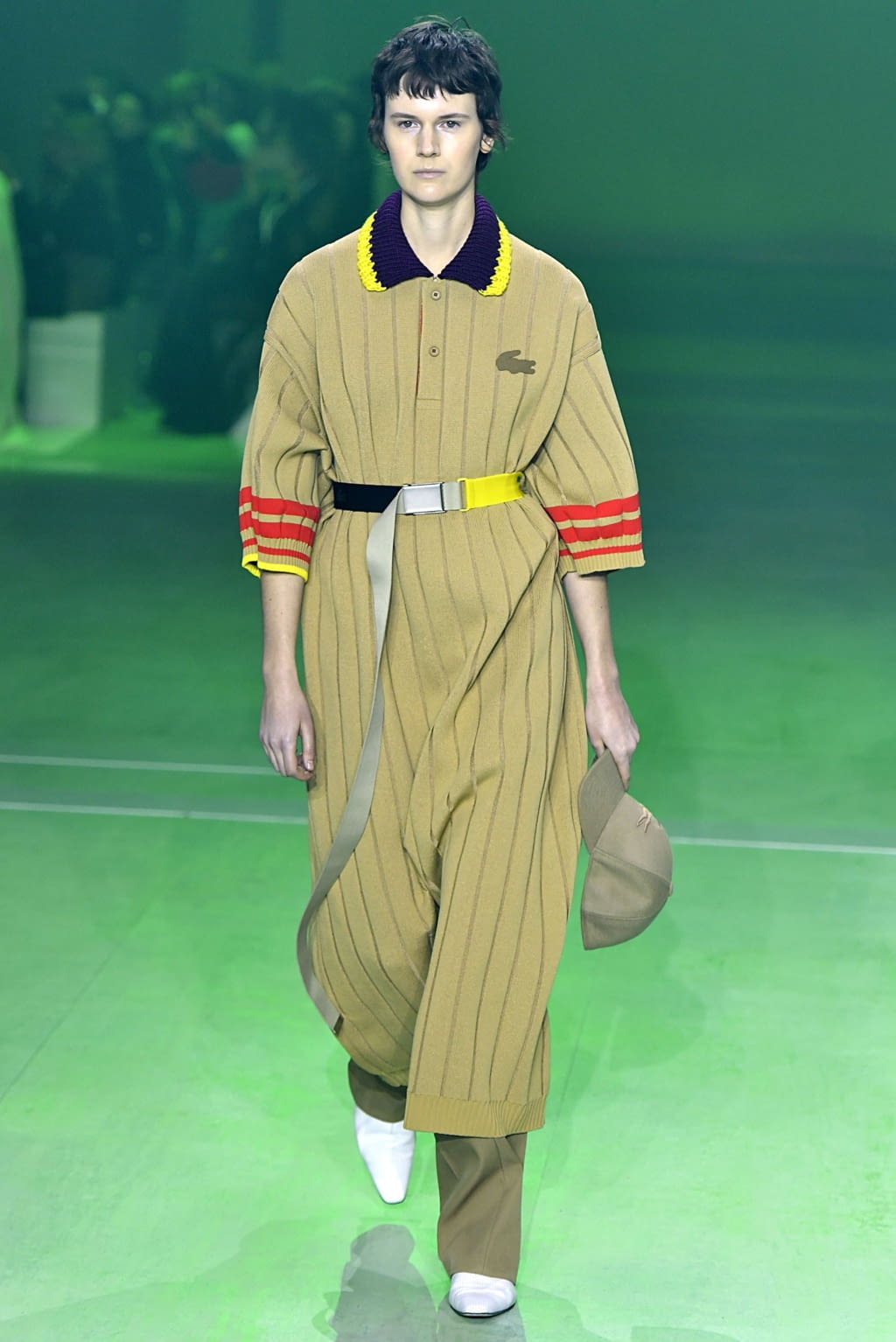 Fashion Week Paris Fall/Winter 2019 look 8 from the Lacoste collection womenswear