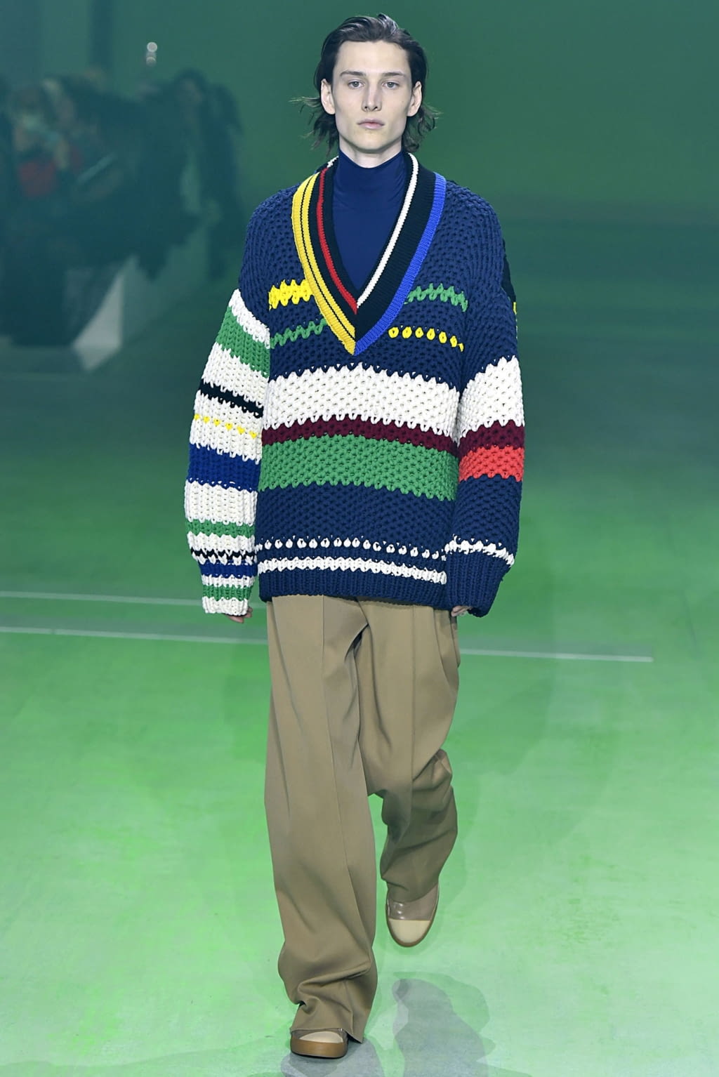 Fashion Week Paris Fall/Winter 2019 look 55 from the Lacoste collection 男装