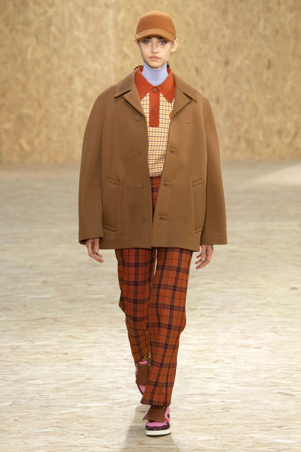 Fashion Week Paris Fall/Winter 2020 look 28 from the Lacoste collection 女装