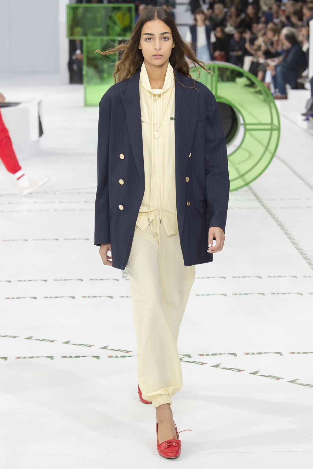 Fashion Week Paris Spring/Summer 2018 look 1 from the Lacoste collection womenswear