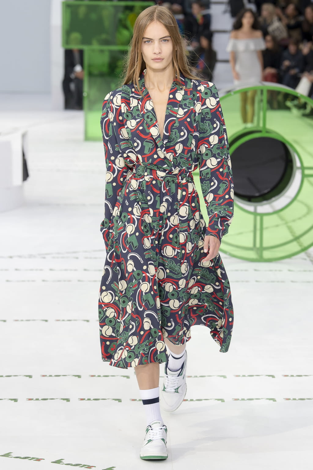 Fashion Week Paris Spring/Summer 2018 look 27 from the Lacoste collection womenswear