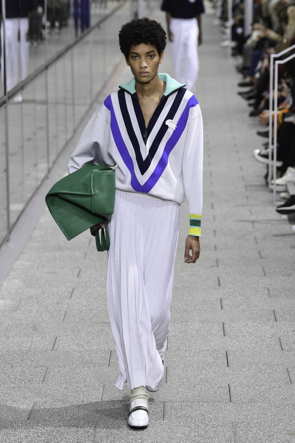 Fashion Week Paris Spring/Summer 2020 look 49 from the Lacoste collection womenswear