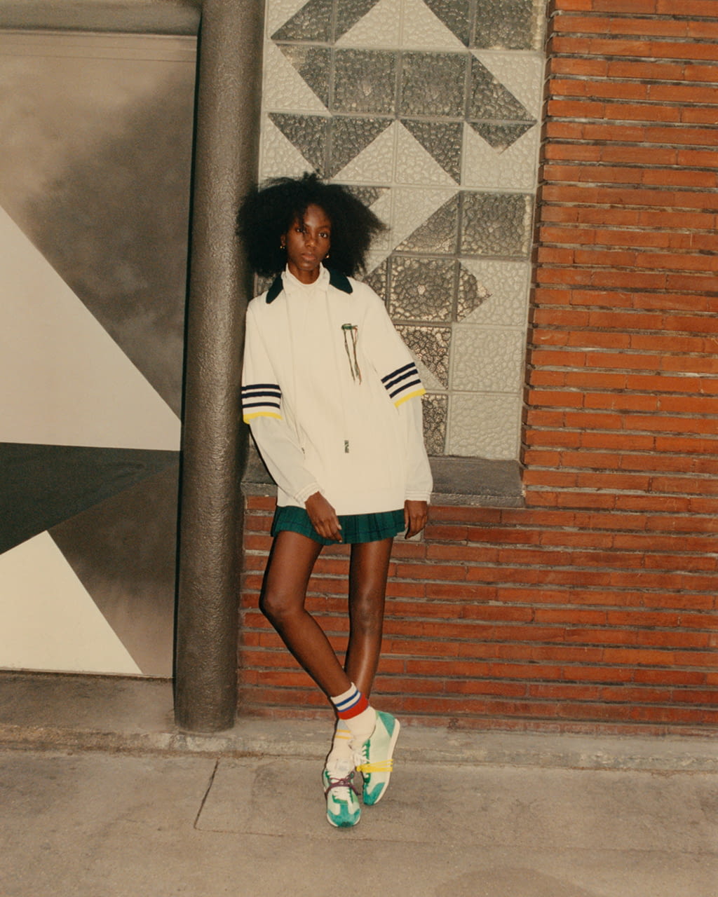 Fashion Week Paris Spring/Summer 2021 look 6 from the Lacoste collection womenswear