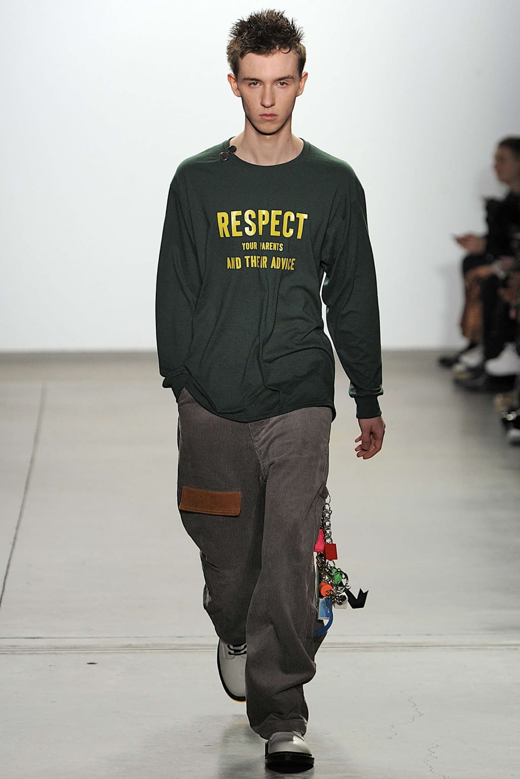 Fashion Week New York Fall/Winter 2019 look 22 from the Landlord collection menswear
