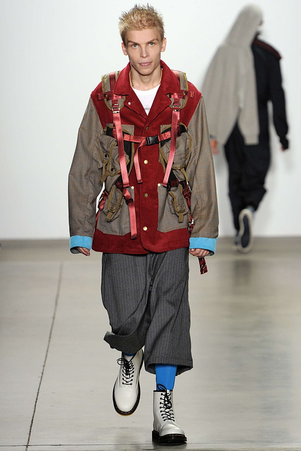 Fashion Week New York Fall/Winter 2019 look 12 from the Landlord collection menswear