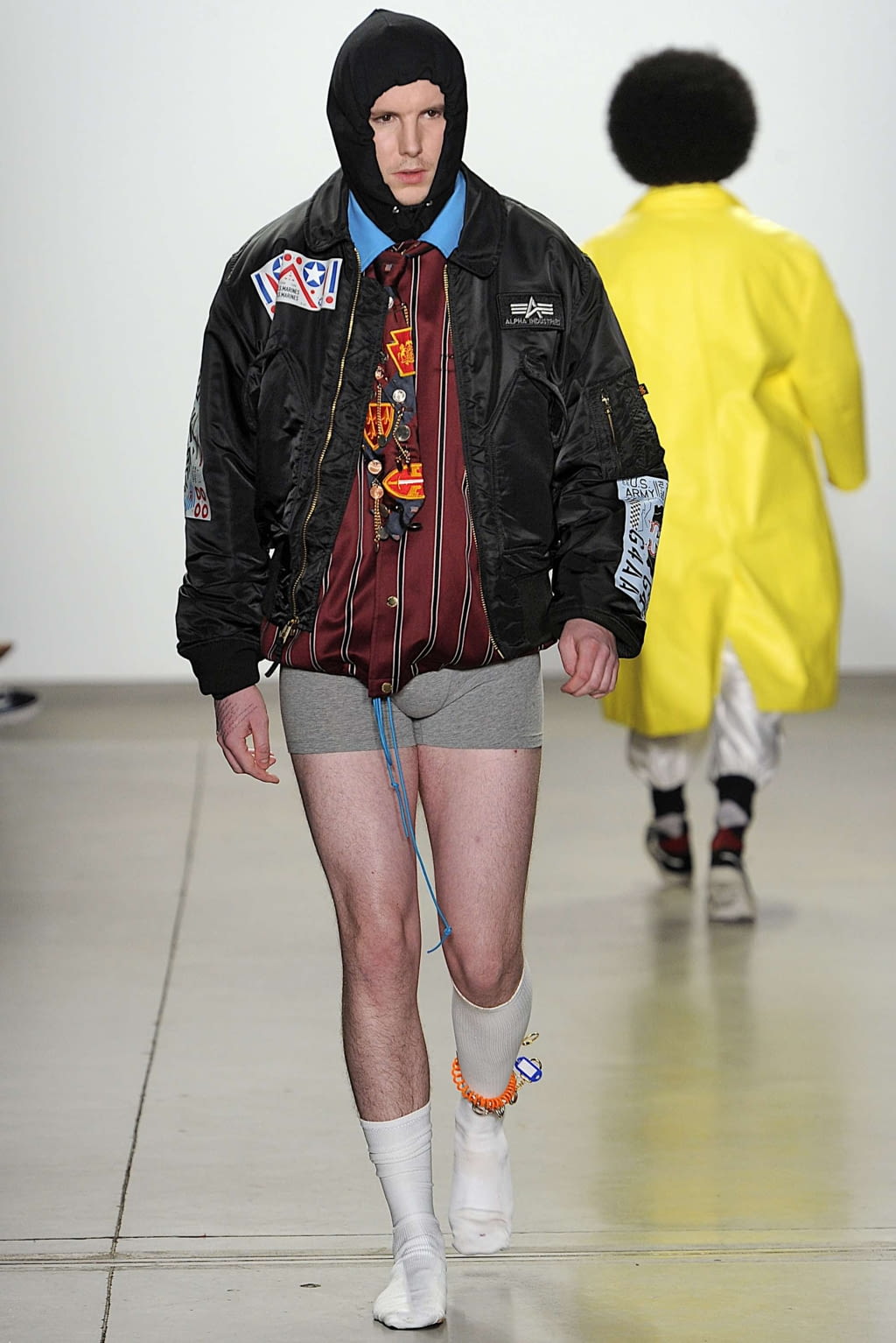 Fashion Week New York Fall/Winter 2019 look 14 from the Landlord collection menswear