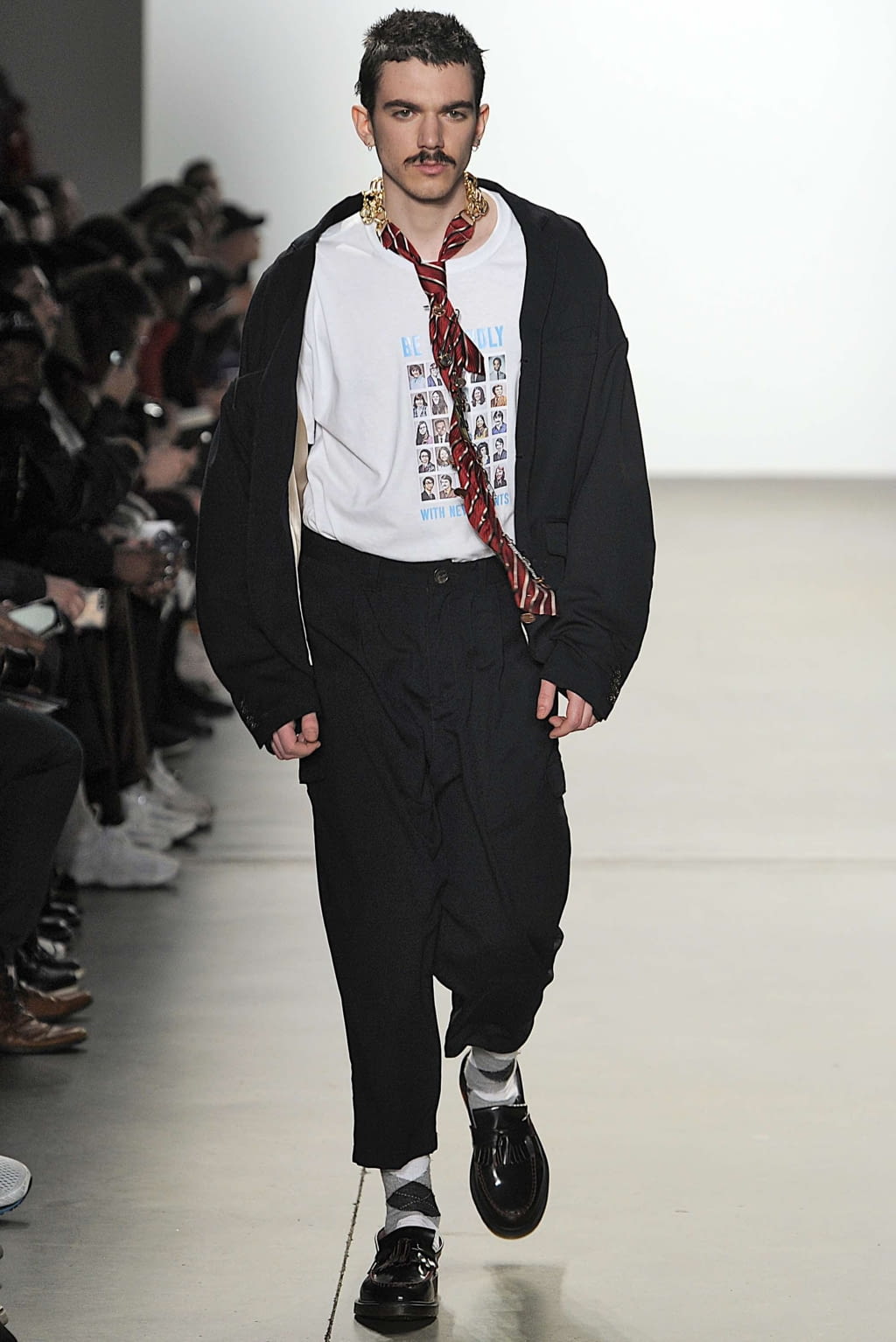 Fashion Week New York Fall/Winter 2019 look 18 from the Landlord collection menswear